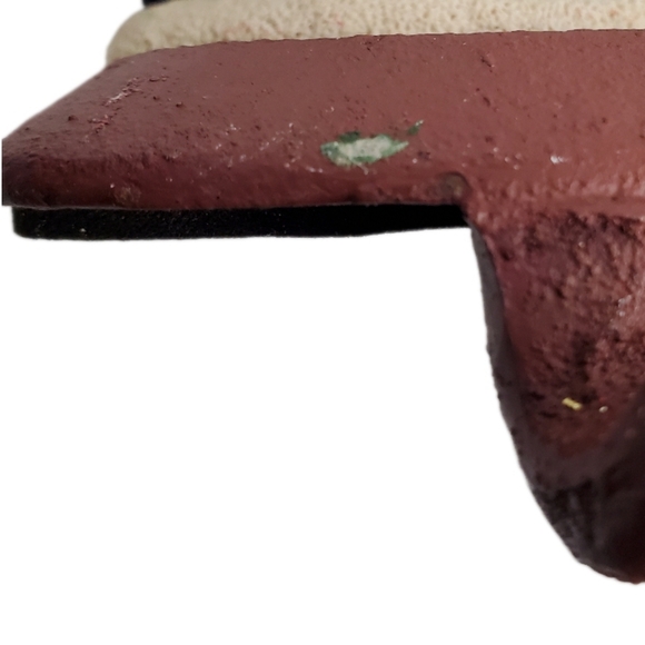 New Creative Enterprise  Vintage (1993) Snowman Crossing Guard Stocking Hanger - Picture 3 of 7